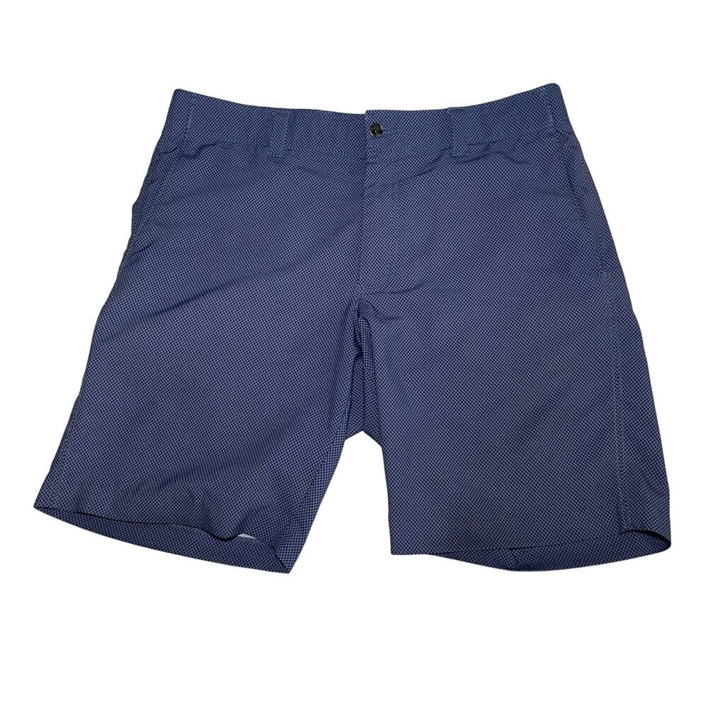 Callaway Men’s Golf Shorts 34 Blue Geometric Print Performance Lightweight